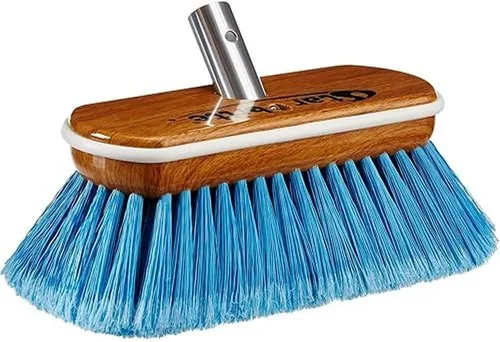 Vista 8 de STAR BRITE Cepillo de lavado medio premium de 8" con cabezal de cepillo W/parachoques - Conexiones duales que se ajustan a los postes roscados