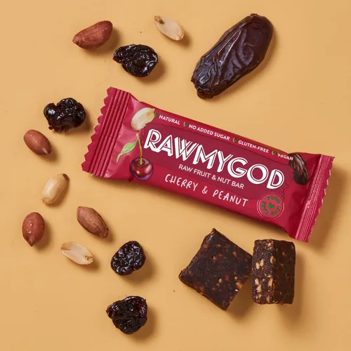 Vista 11 de RAWMYGOD Barras de Frutas y Nueces, Sin Gluten, Veganas, Sin Azúcar Añadida