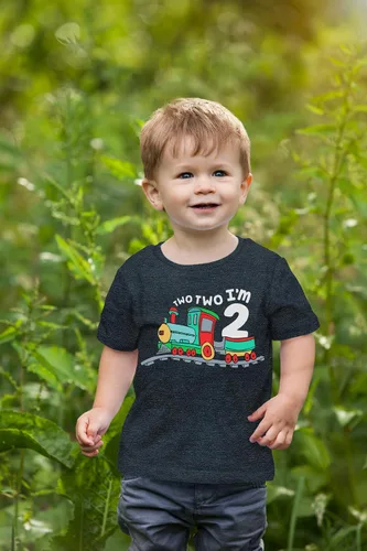 Vista 3 de Unordinary Toddler Camisa de 2 cumpleaños para niño Chugga Chugga Two Two Train im Two Year Old Second Birthday