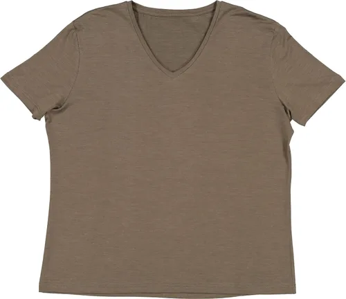 Vista 2 de Nui Organics - Camiseta de lana merino y Tencel para mujer, capa base, tela natural ultrasuave, comodidad durante todo el año, absorbente.