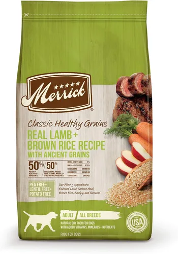 Vista 15 de Merrick - Alimento seco para perros con vitaminas y minerales añadidos para todas las razas, 4 libras, cordero