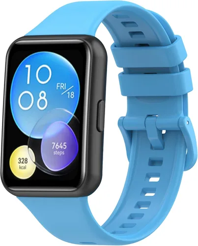 Vista 18 de Senter Correas de repuesto de goma suave de liberación rápida para Huawei Watch Fit 2 Smart Watch
