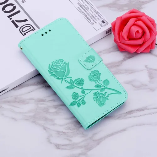 Vista 7 de Funda diseñada para Samsung Galaxy A13 5G, correa de muñeca con función atril y función atril, de piel sintética, con ranuras para tarjetas