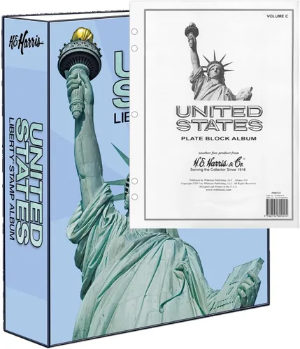 Vista 29 de Harris USA Liberty sello álbum con imágenes/ilustraciones parte A 1847-1994 Carpeta de páginas y libertad