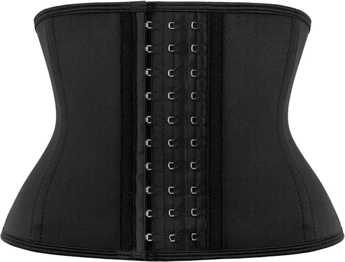 Vista 11 de Entrenador de Cintura de Torso Corto para Mujer, Baja la Grasa del Vientre, Fajas Colombianas de Entrenamiento, Corsé Moldeador de Cintura