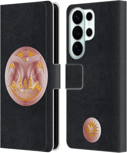Vista 35 de Head Case Designs Officially Licensed WWE Cruiserweight Champion Title Belts Leather Wallet Case Compatible with Samsung Galaxy A07 4G Campeón