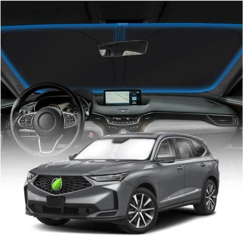 Vista 111 de KUST Parasol para parabrisas para BMW X1 F48 2016, 2017, 2018, 2019, 2020, 2021, 2022, accesorios de ajuste personalizado, parasol plegable