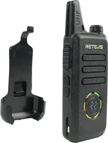 Vista 10 de Retevis RT22S Walkie Talkies para adultos, radio de 2 vías con auricular, pantalla de canal, recargable, radio bidireccional FRS portátil, mini