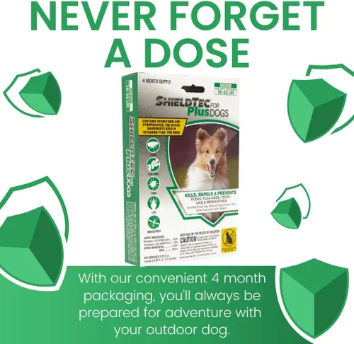 Vista 5 de ShieldTec Prevención de pulgas, garrapatas y mosquitos para perros