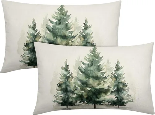 Vista 81 de Fundas de almohada de brújula de ancla, fundas de almohada náuticas para exteriores, fundas de cojín decorativas de rayas azules y blancas, fundas