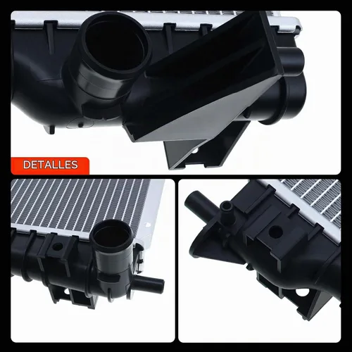 Vista 9 de A-Premium Conjunto de radiador de refrigerante del motor compatible con Ford Mustang 2005 2006 2007 2008 2009 2010 2011 2012 2013 2014, 3.7L 4.0L