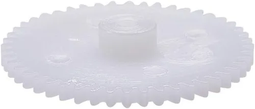 Vista 11 de Bettomshin - 10 engranajes helicoidales de 19x2x6mm/0.75x0.08x0.24"(ODxIDxT) 36102B engranaje de plástico de 0.5 módulos, blanco de alta velocidad