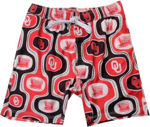 Vista 11 de Wes and Willy Pantalones cortos de natación con tecnología retro para hombre, para fanáticos de los deportes universitarios