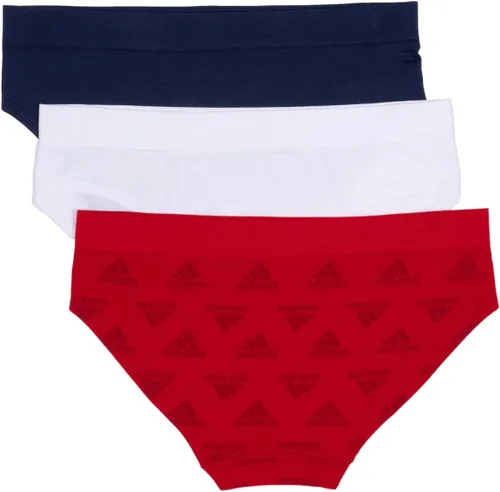 Vista 3 de adidas Ropa interior hipster sin costuras para mujer, paquete de 3