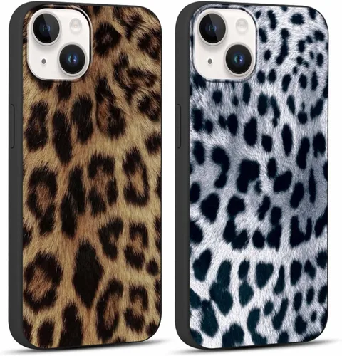 Vista 80 de Paquete de 2 fundas de teléfono con bonito estampado de guepardo para iPhone 7/8/SE 2020 / SE 2022 de 4.7 pulgadas, diseño de leopardo de lujo