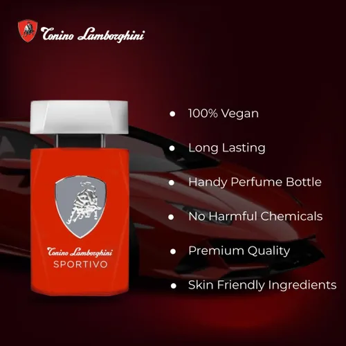 Vista 4 de Torino Lamborghini Tonino Lamborghini Sportivo Hombres EDT Spray 4.2 oz