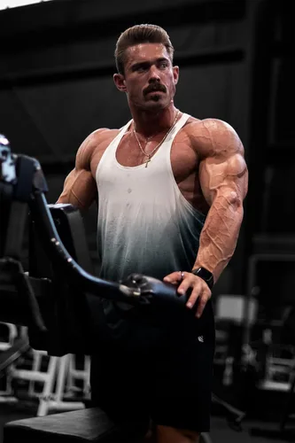 Vista 9 de Jed North Bodybuilding Stringer Gym Tank Top Singlet Racerback