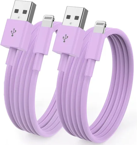 Vista 13 de Paquete de 3 [certificado Apple MFi] Cargador de iPhone de 3 pies, cable Lightning a USB de 3 pies, cable de carga rápida Apple de 3 pies