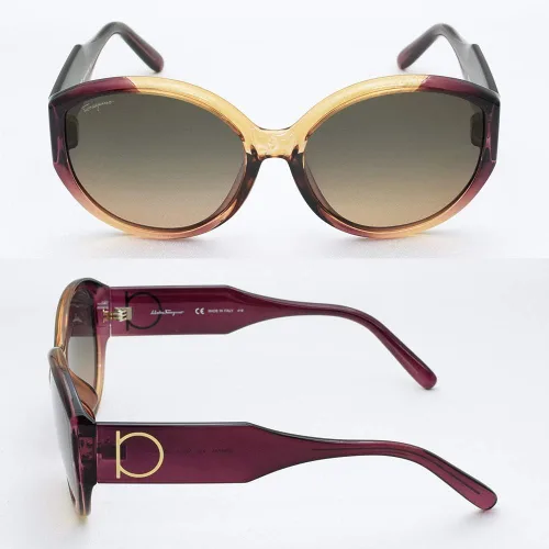 Vista 2 de Gafas de sol FERRAGAMO SF 947 SA 212 Wine Caramel
