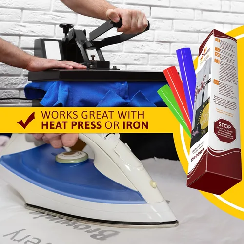 Vista 17 de Firefly Craft - Lámina de vinilo 3D de transferencia de calor, vinilo HTV grueso de 3 dimensiones, para planchar para usar con Cricut y Silhouette