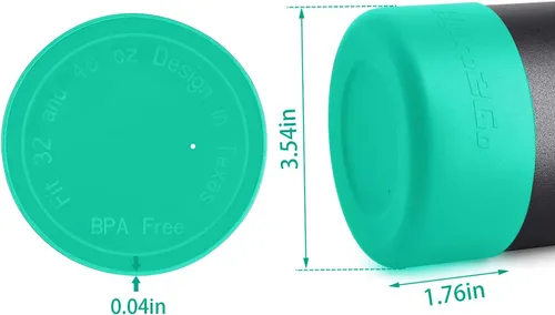 Vista 8 de Tapa abatible automática para botellas de agua Hydro Flask de boca ancha – 12, 16, 18, 32, 40, 64 onzas, tapa de boquilla para botellas de agua