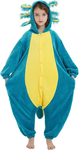 Vista 3 de DELEY Unisex One Piece Animal Kids Onesie, Animal Pajamas Halloween Cosplay Costume for Women and Mens Parent-Child Sleepwear