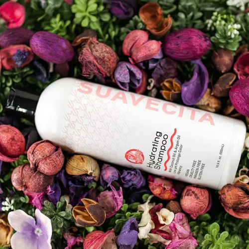 Vista 4 de Suavecita Champú Hidratante Sin sulfatos Sin parabenos Seguro para el cabello teñido 16.9 oz