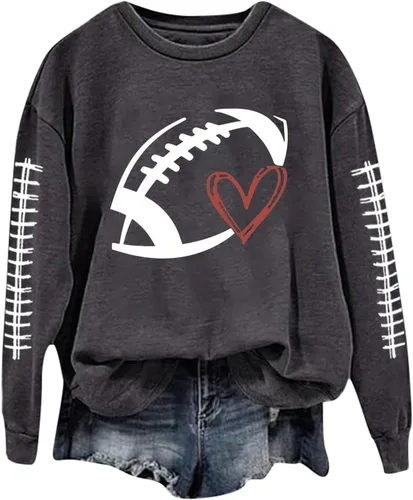 Vista 28 de Sudadera casual para mujer, manga larga, con cuello redondo, ropa de primavera, tallas S-3XL