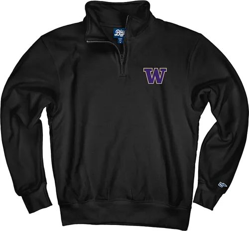 Vista 95 de Blue 84 Sudadera con cremallera de un cuarto para hombre de la NCAA