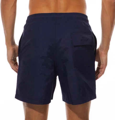 Vista 2 de SILKWORLD - Trajes de baño para hombre, pantalones cortos de playa de secado rápido con bolsillos