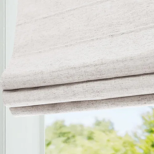 Vista 10 de DEJAVU Persianas romanas de bambú inalámbricas, opacas con filtro de luz para ventanas de interior, persianas tejidas naturales con cenefa