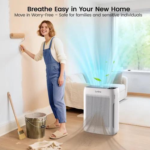 Vista 7 de Purificadores de aire para habitaciones grandes del hogar de hasta 3000 pies cuadrados Pet Air Purifier with Auto Mode, 4 Fan Speeds