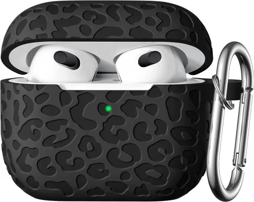 Vista 25 de Funda para Airpod Case y 2ª Generación con Diseño Leropard Grabado Compatible con Apple AirPods 2ª/1ª Generación de Carga, Bonita Protección