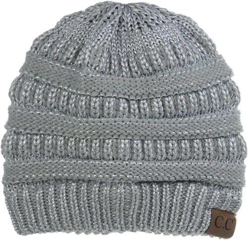 Vista 152 de C.C Trendy Warm Chunky Soft Stretch Cable Knit Beanie