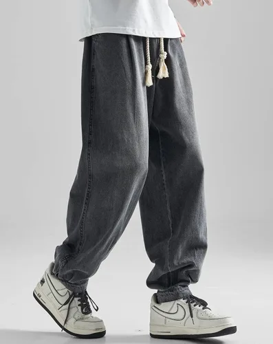 Vista 2 de Niepce Inc Streetwear - Jeans de ajuste relajado para hombre