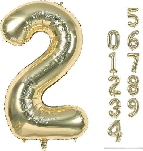 Vista 83 de Globo negro del número 0 para niñas y niños, 40 pulgadas, grande, número 0-9, de papel de aluminio, de Mylar para helio, juego de globos digitales