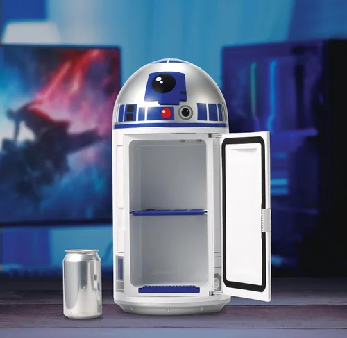 Vista 4 de Mini Nevera STAR WARS R2-D2 4.5l 8 Latas AC/DC