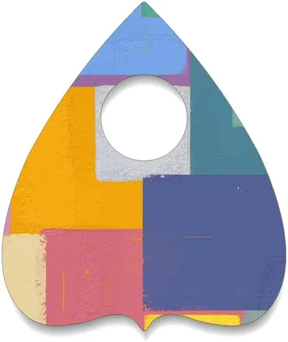 Vista 3 de La Planchetta - Recorte de madera sin terminar para pintar, tablero Ouija con plancheta, Ouija Planchette - Ideal para manualidades y proyectos