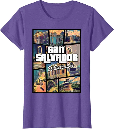 Vista 24 de Camiseta Orgullosa de San Salvador Capital El Salvador