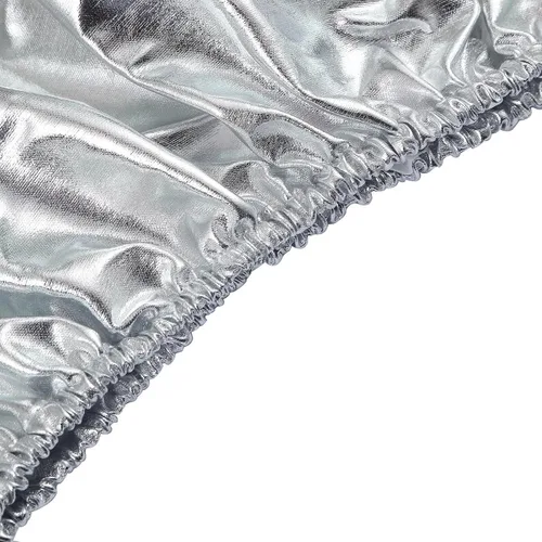 Vista 3 de Fundas de soporte de cilindro de fiesta para soportes de pedestal de cilindro de metal, fundas elásticas de bronce, cubierta de pedestal para Negro