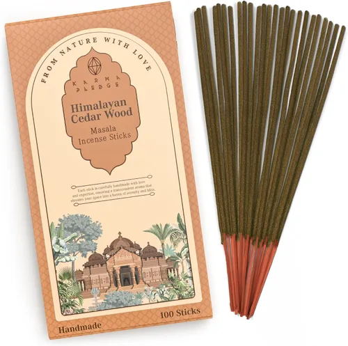 Vista 44 de Bakhoor - Varitas de incienso orgánicas sumergidas a mano, 100 varillas con hierbas naturales e ingredientes aromáticos, tiempo de combustión de 45
