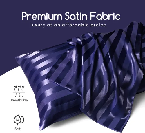 Vista 155 de MR&HM - Funda de almohada de satén