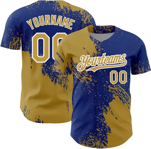 Vista 46 de Camiseta de béisbol personalizada con patrón de cepillo de béisbol, camisas de béisbol personalizadas, uniforme deportivo, número de nombre cosido