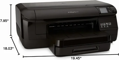 Vista 2 de Impresora de inyección de tinta instantánea HP OfficeJet Pro 8710, Negro