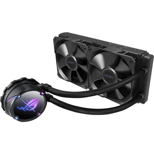 Vista 17 de ASUS Enfriador líquido ROG Strix LC III 360 ARGB LCD todo en uno para CPU - Intel® LGA 1700, 1200, 115X - AMD Socket AM4, AM5 - con LCD IPS de 2.1