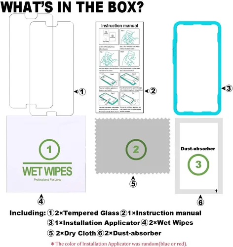 Vista 7 de Ibywind Protector de pantalla para Honor 10, paquete de 2 + 1 película trasera, vidrio templado 9H, transparente HD, resistente a los arañazos, sin