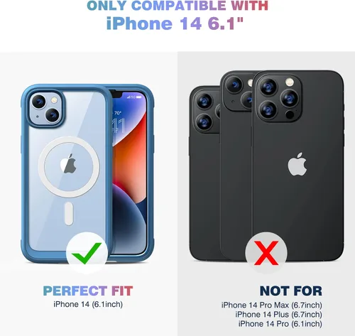 Vista 689 de DIACLARA - Funda transparente compatible con iPhone XR 6.1 pulgadas 2018