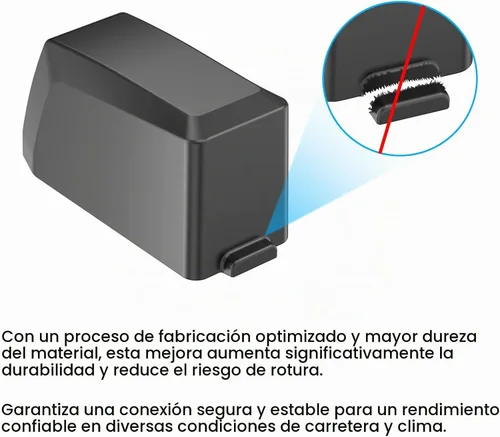 Vista 5 de Paquete de 2 baterías de repuesto de 400 mAh con cargador de doble puerto para SRAM eTap AXS