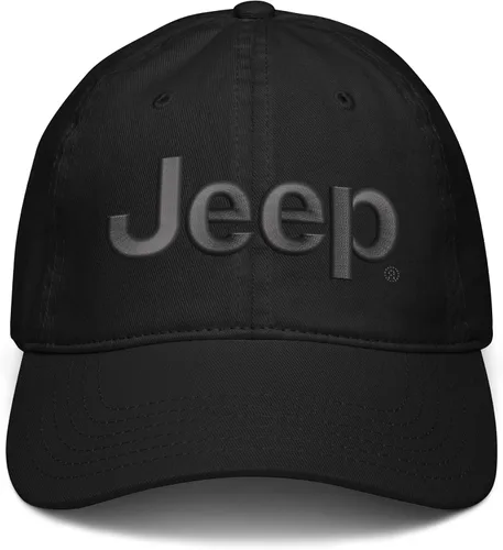 Vista 2 de Jeep Gorra ajustable con capucha bordada, gorra de béisbol Negro