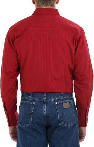 Vista 2 de Wrangler Sport Western - Camisa de manga larga para hombre